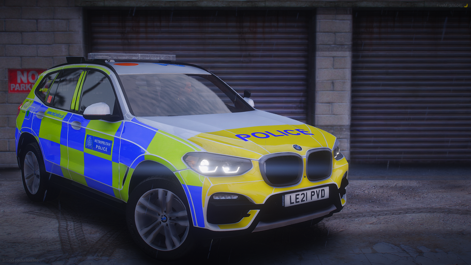 Metropolitan Police - BMW X3 - Traffic Car - Blue Line Workshop